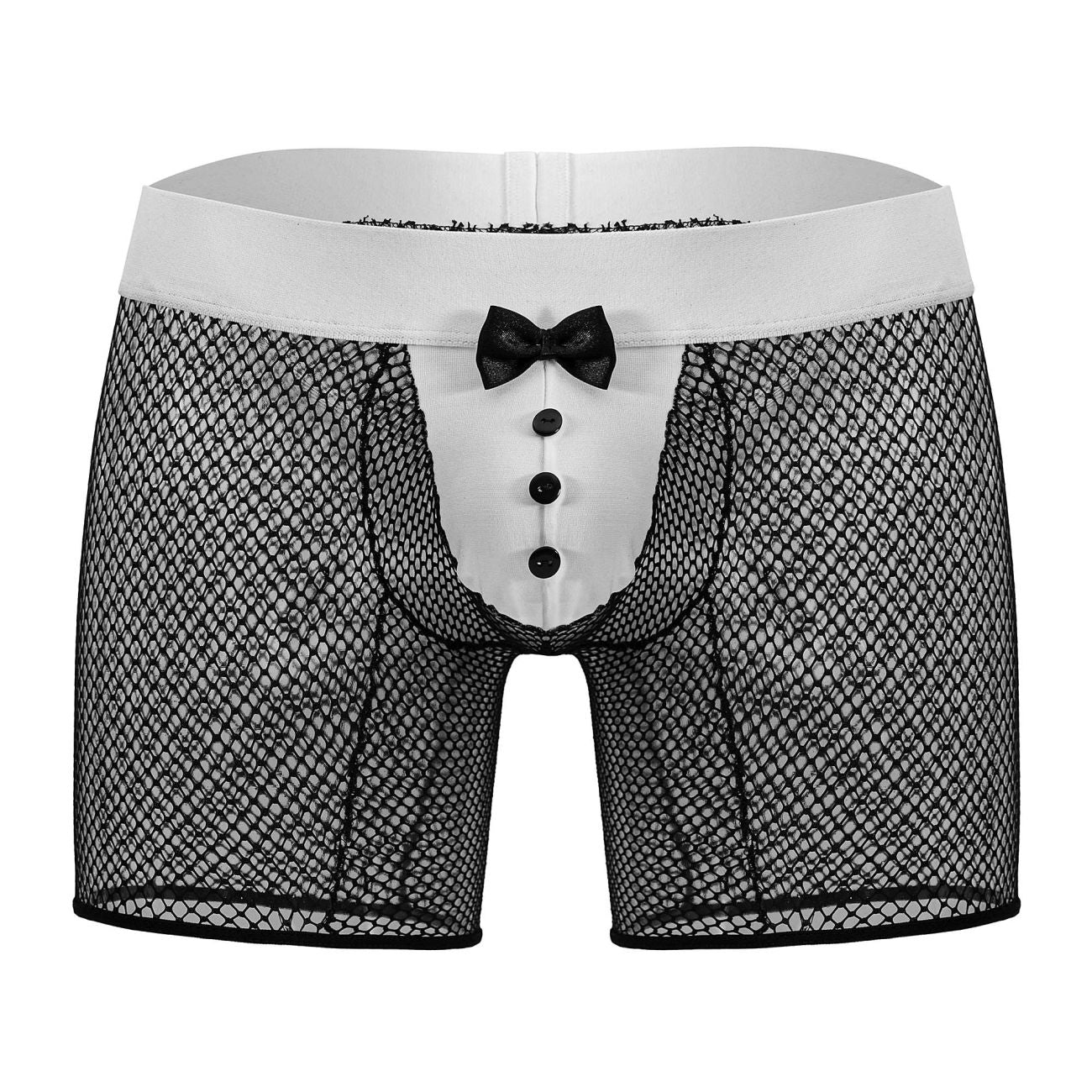 CandyMan 99834 Mens Tuxedo Trunks Costume Black & White