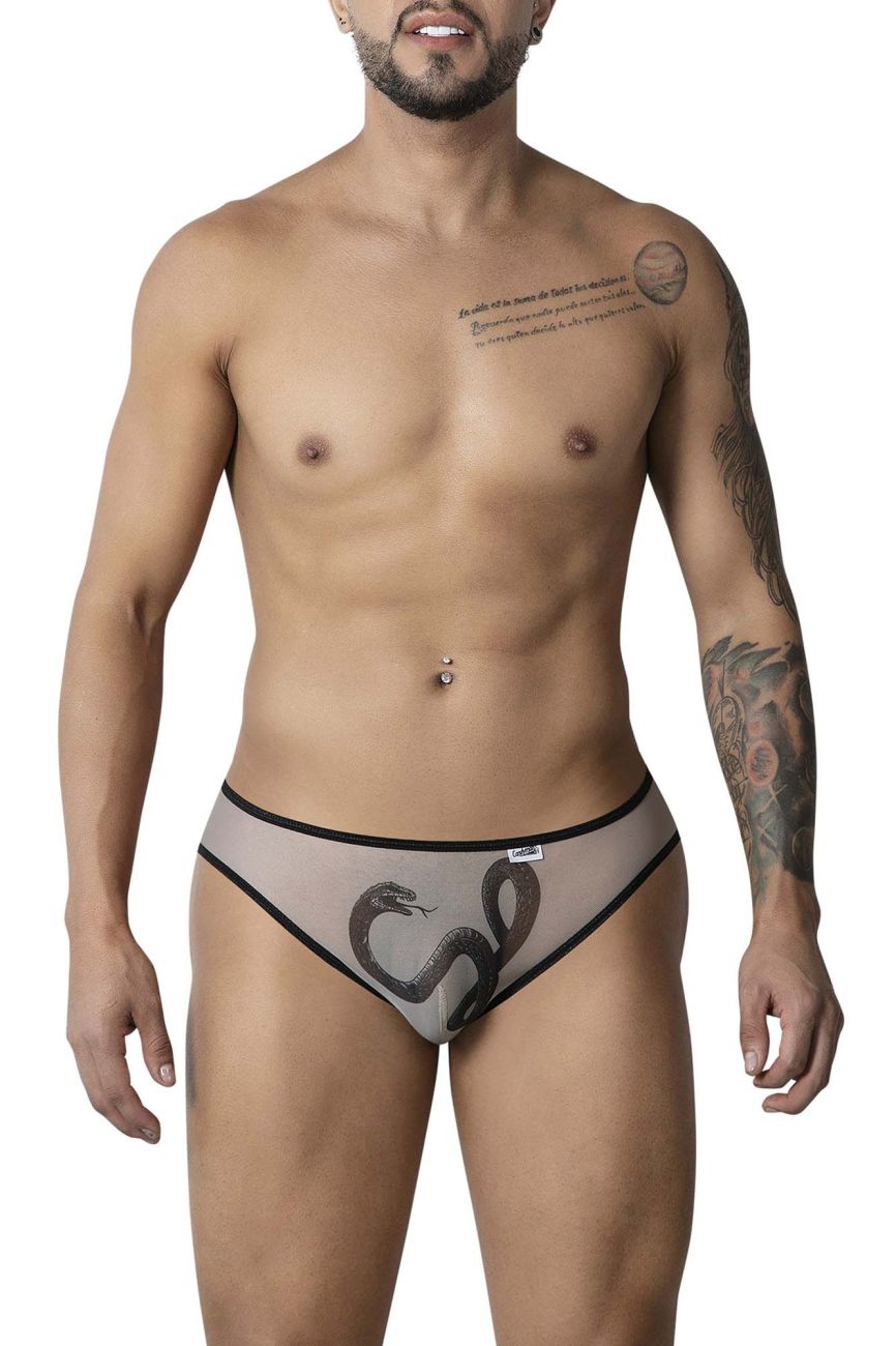 CandyMan 99871 Egyptian Mens Sexy Briefs Nude-Black