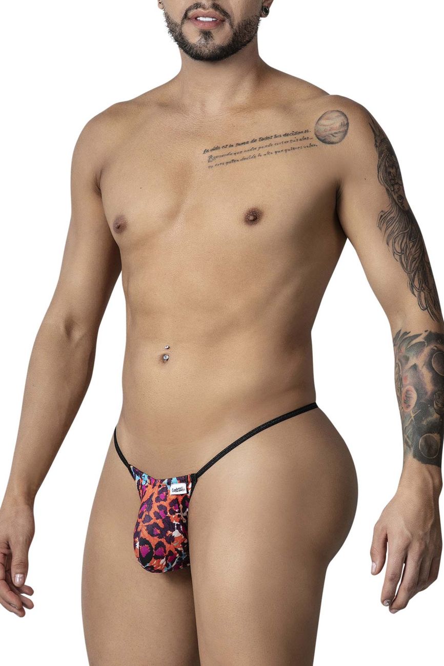 CandyMan 99877 Mens Wild Animal Thongs Animal Print Plus Sizes