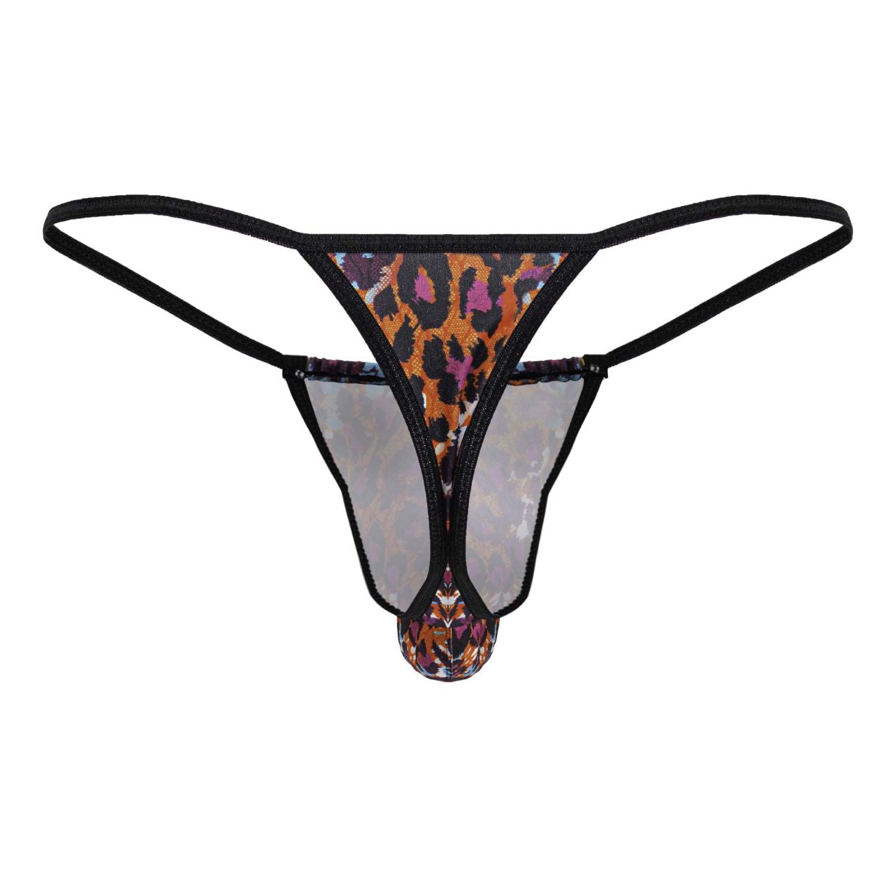 CandyMan 99877 Mens Wild Animal Thongs Animal Print Plus Sizes