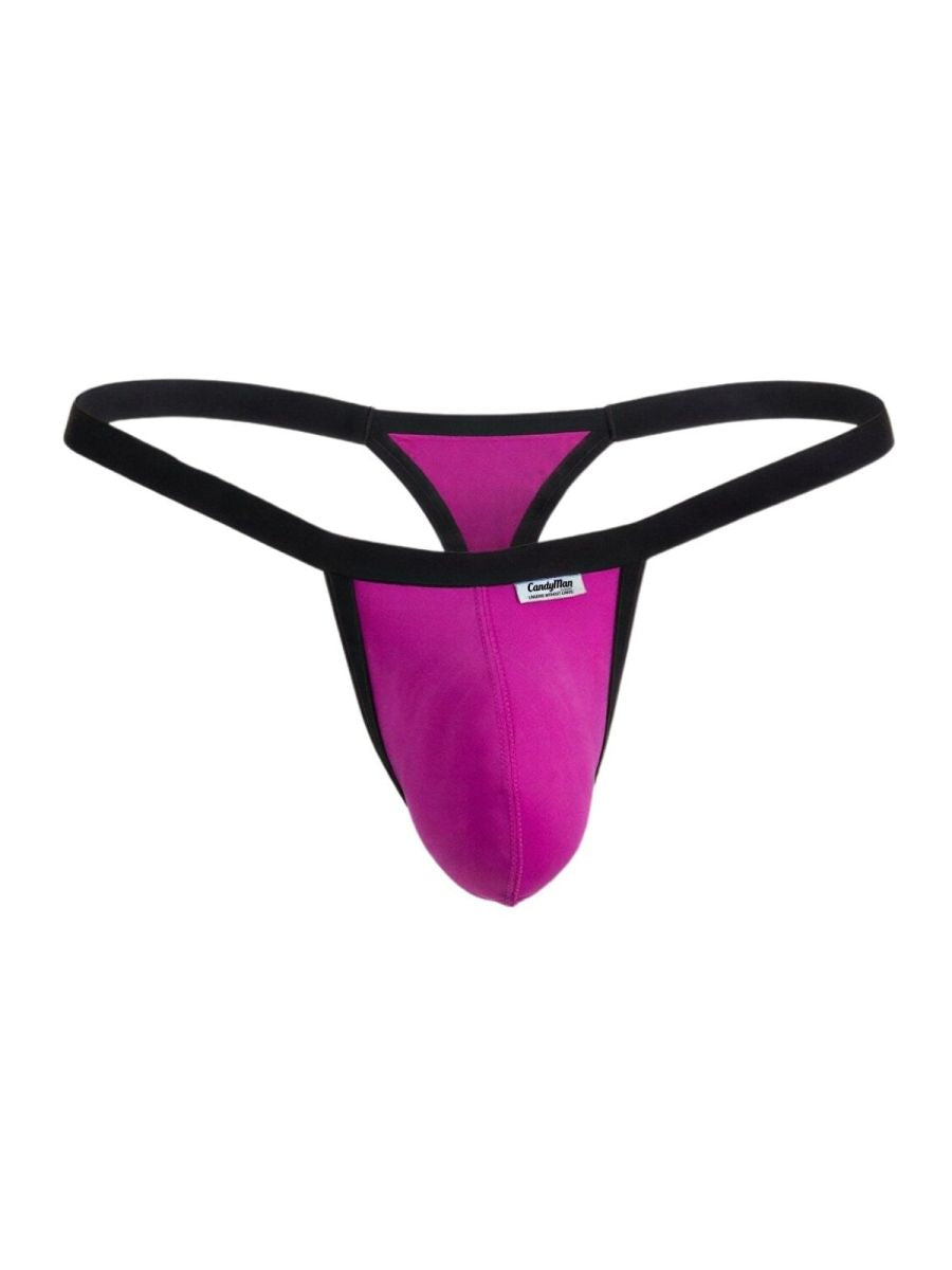 CandyMan 99948 Mens Minimalism Sleek & Modern Thong Magenta