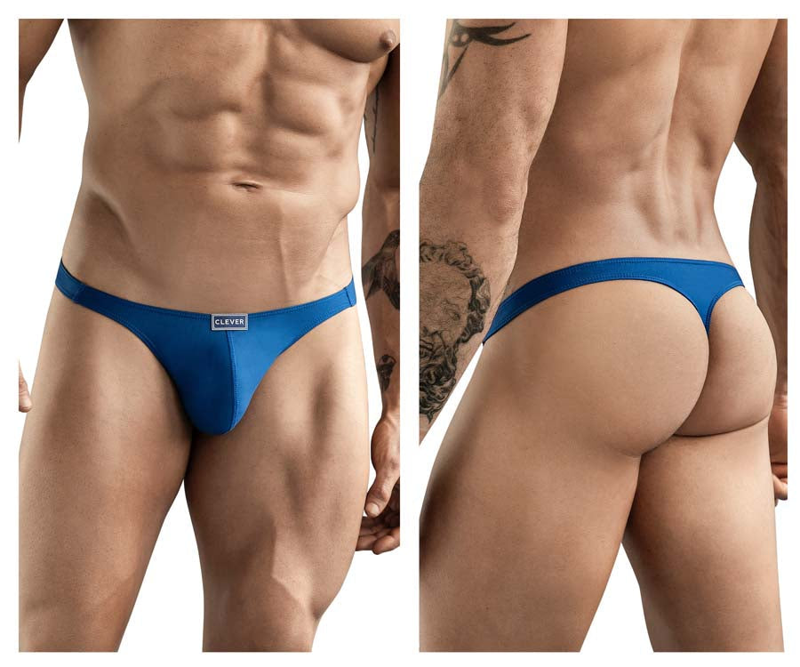Clever 1773 Cactus Male Sleek Thong Blue