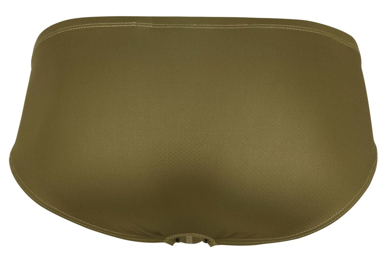 Clever 1775 Optimo Mens Sleek Contoured Pouch Briefs Green
