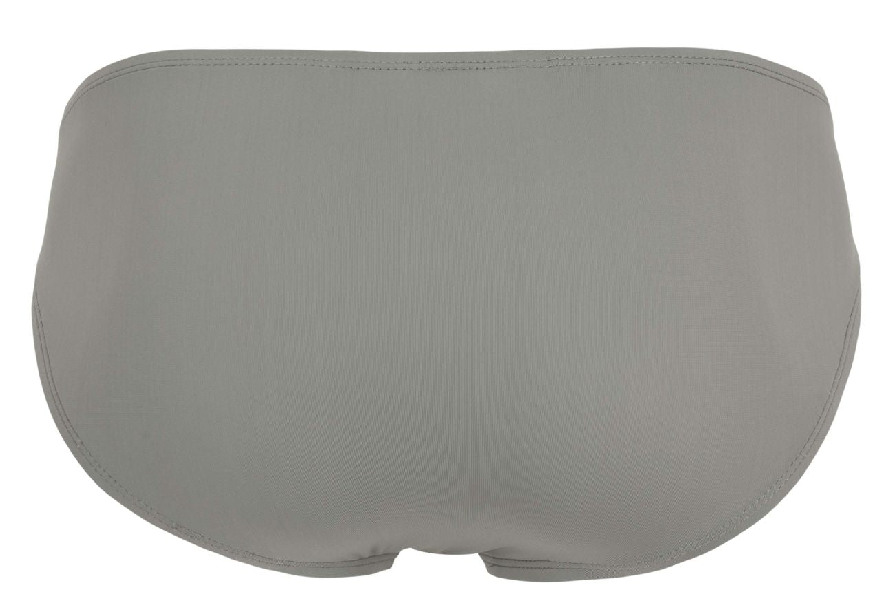 Clever 1843 Buenavista Mens Sleek Modern Bikini Briefs Gray