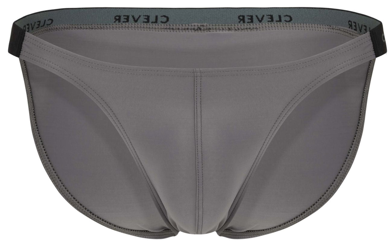Clever 1867 Tokio Mens Sleek Bikini Brief Gray