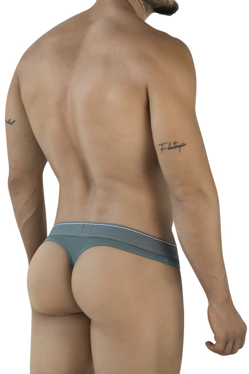 Clever 2044 Mendoza Mens Supportive & Sexy Thongs Green