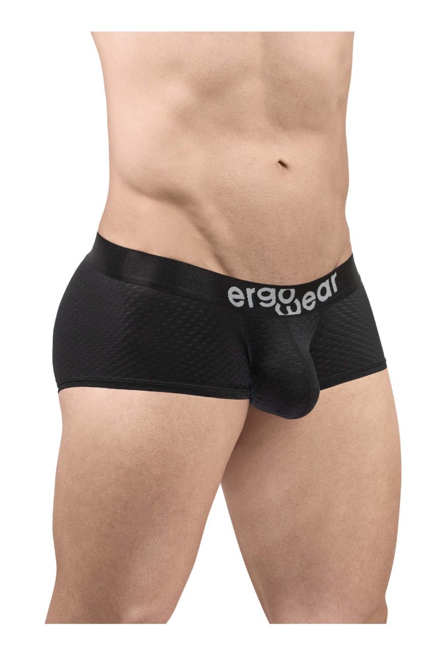 ErgoWear EW1689 MAX FLOW Mens Sleek Stretch Trunks Black