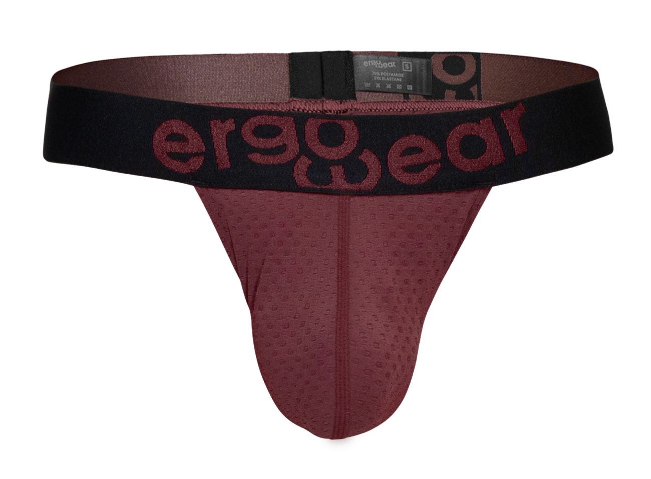 ErgoWear EW1793 MAX FLOW Mens Sleek G-String Burgundy