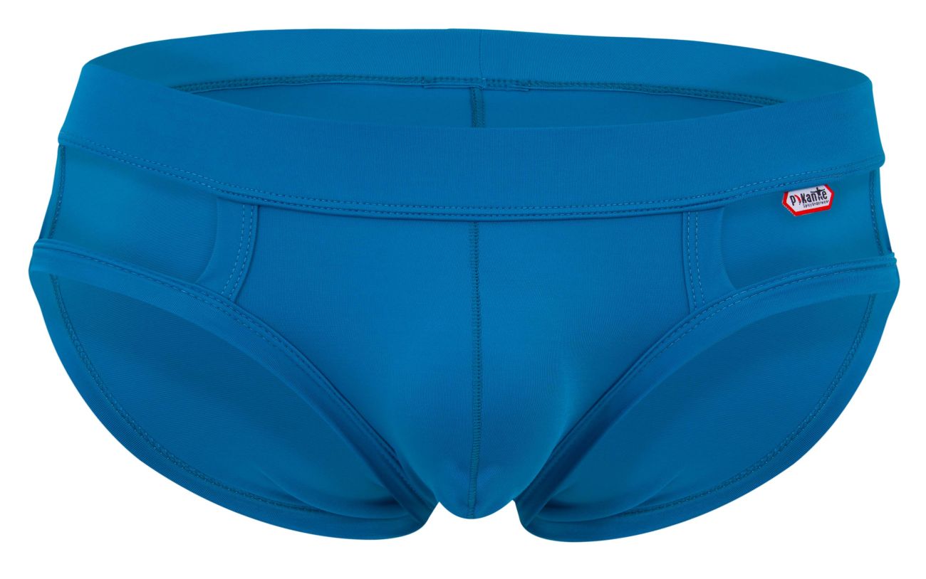 Pikante 2114 Lenox Mens Modern Minimalist Briefs Blue