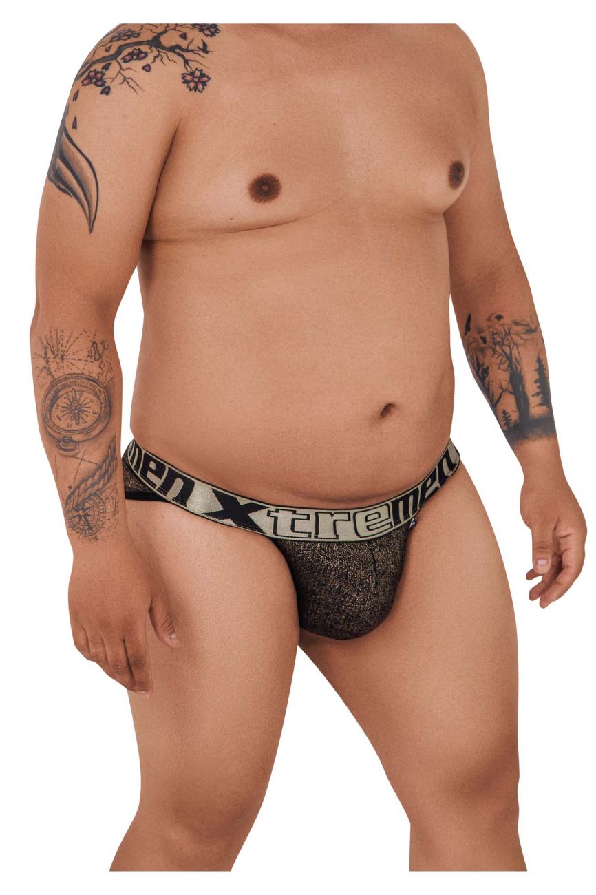 Xtremen 91089X Frice Microfiber Bikini Black Plus Sizes