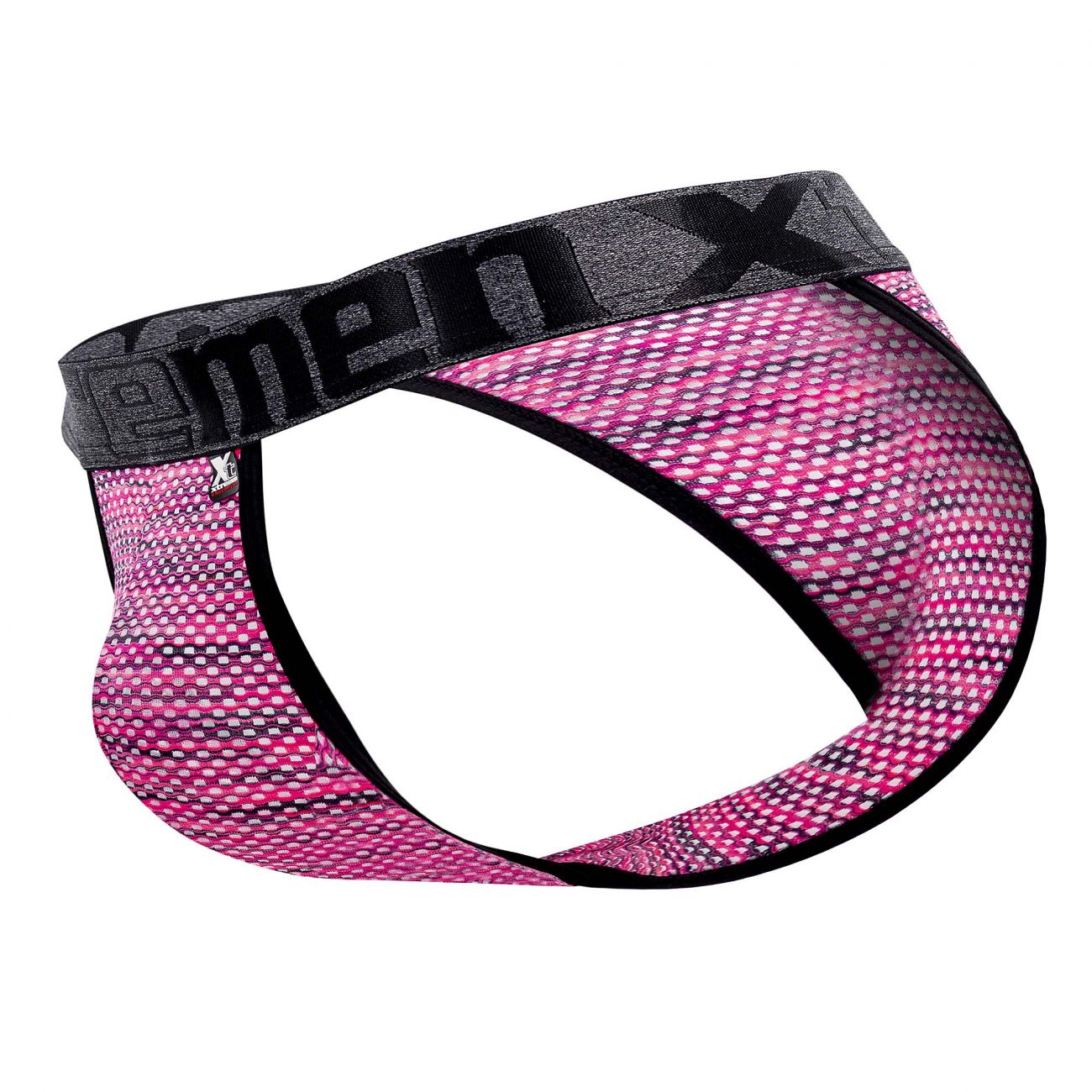 Xtremen 91098X Microfiber Mesh Bikini Pink Plus Sizes