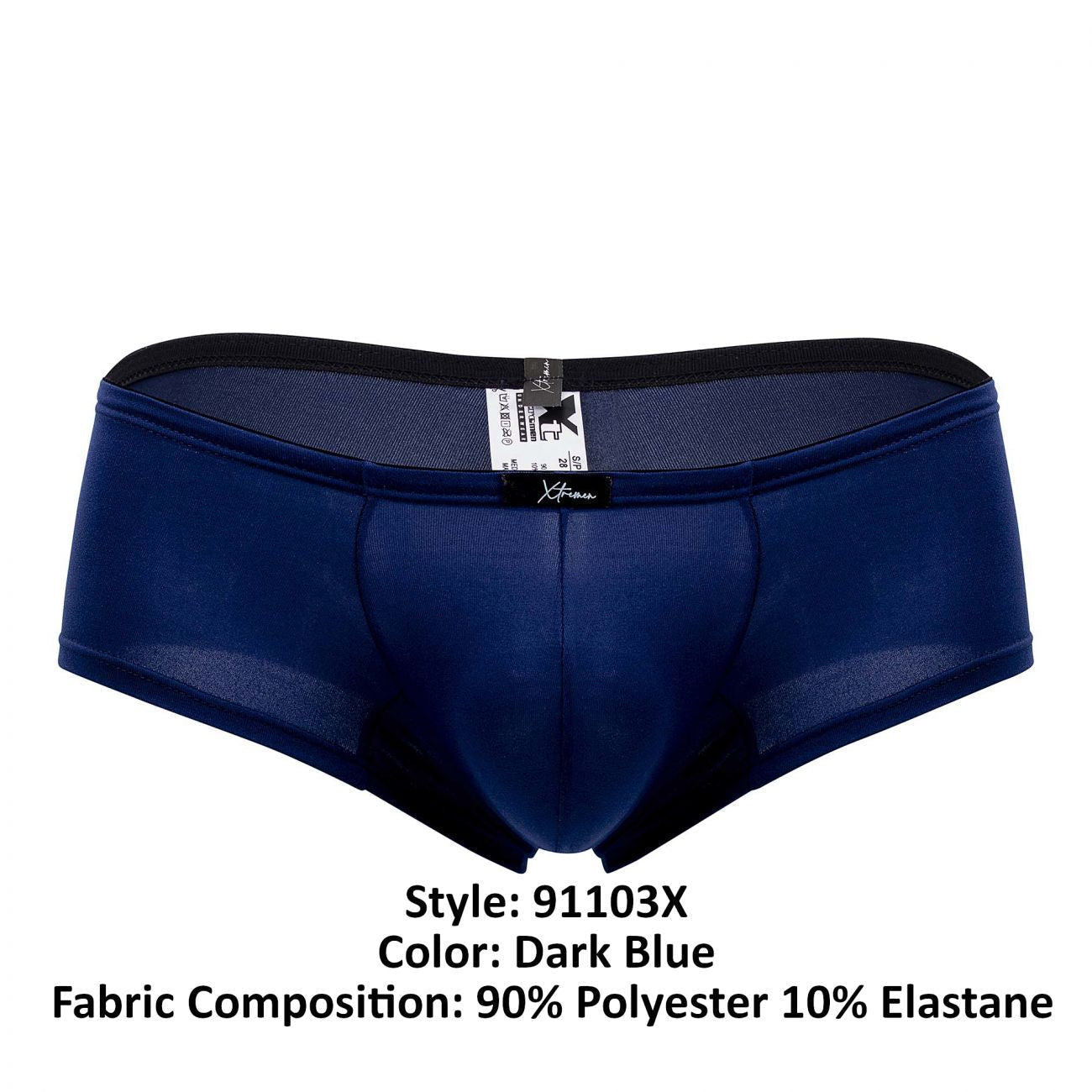 Xtremen 91103X Microfiber Trunks Dark Blue Plus Sizes