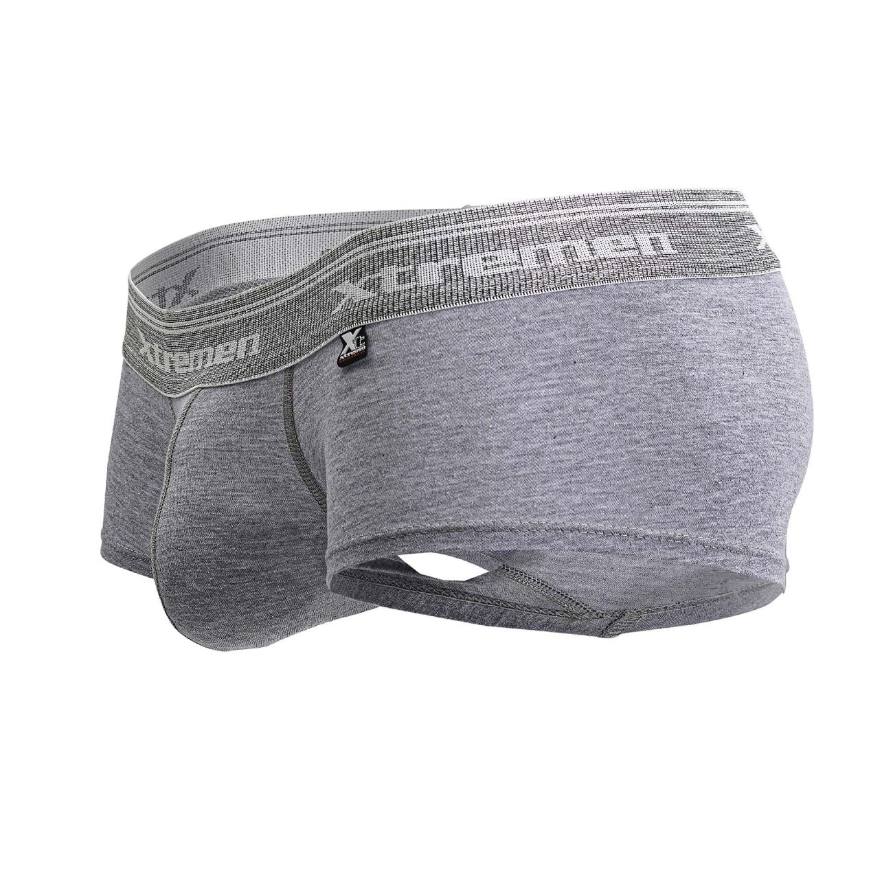 Xtremen 91205B Cotton Blend Trunks Jasper Gray