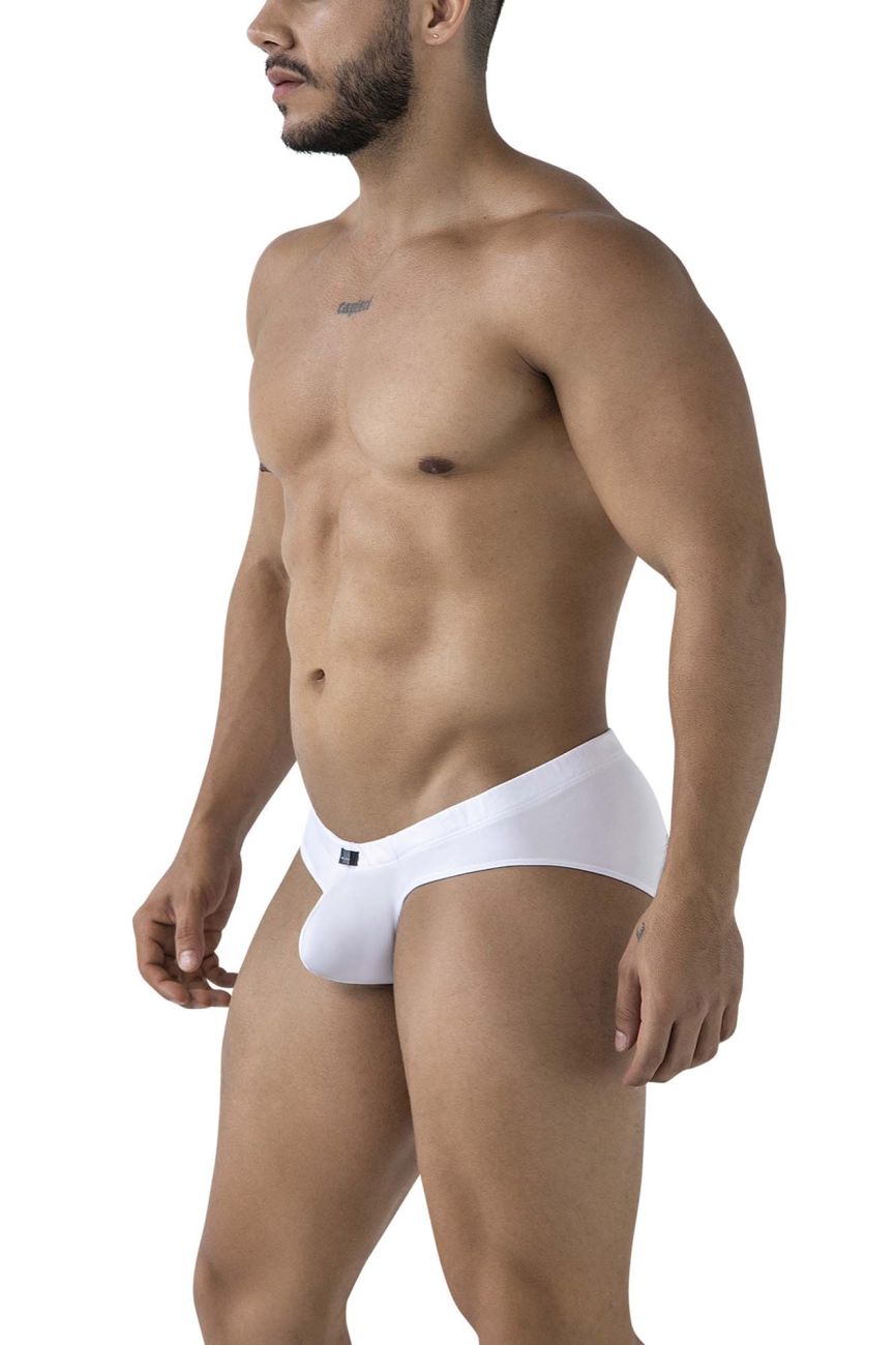 Xtremen 91207B Microfiber Mens Silky Briefs White
