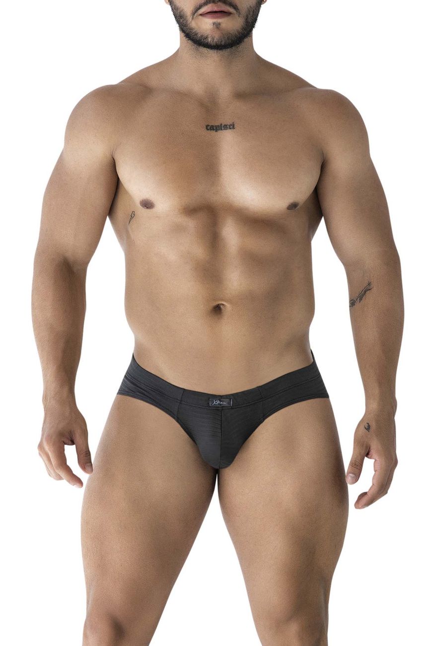Xtremen 91210B Mens Soft Microfiber Briefs Black