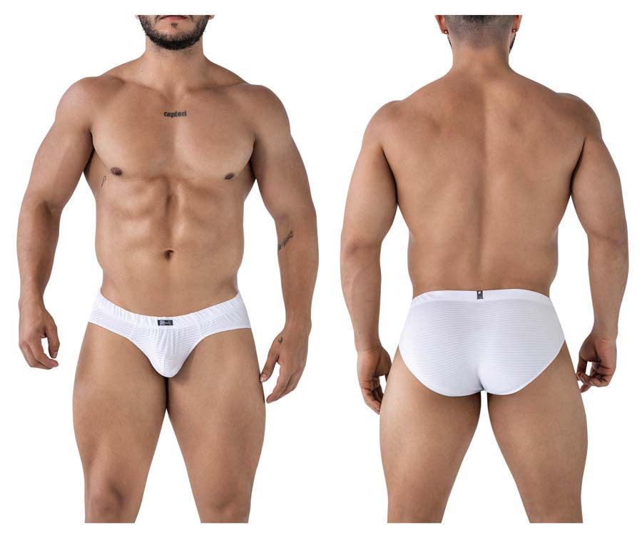 Xtremen 91210B Mens Soft Microfiber Briefs White