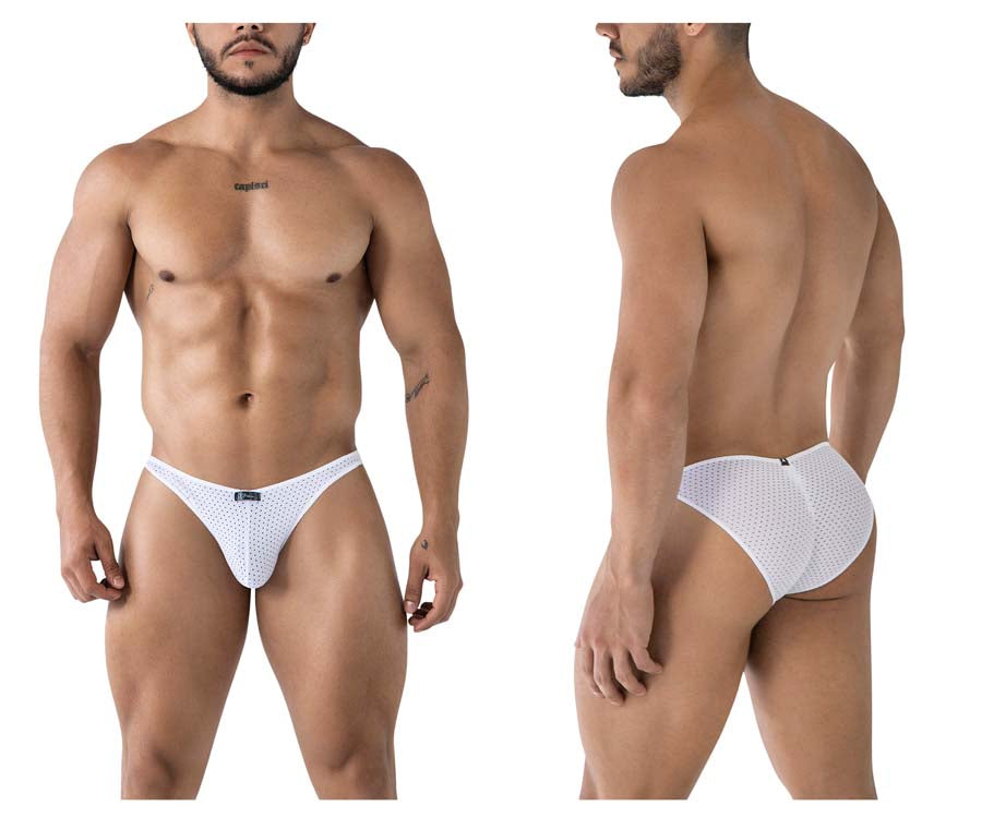 Xtremen 91215B Mens Silky Microfiber Bikini White