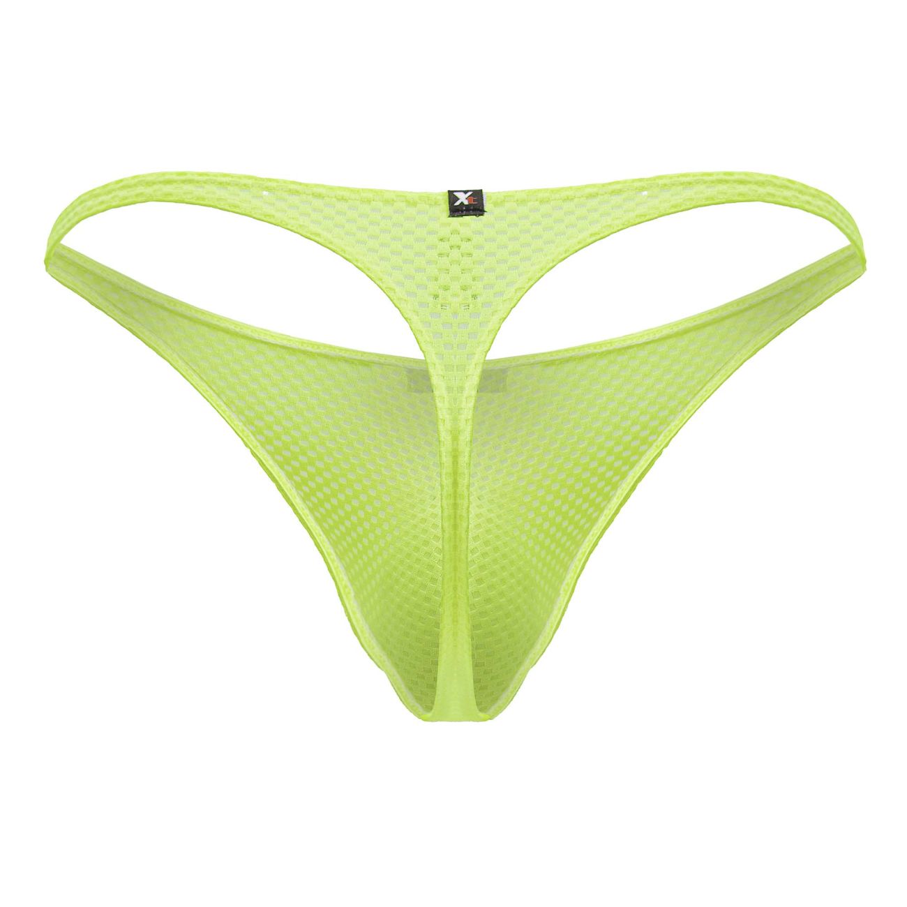 Xtremen 91226 Mens Soft Microfiber Thongs Neon Green