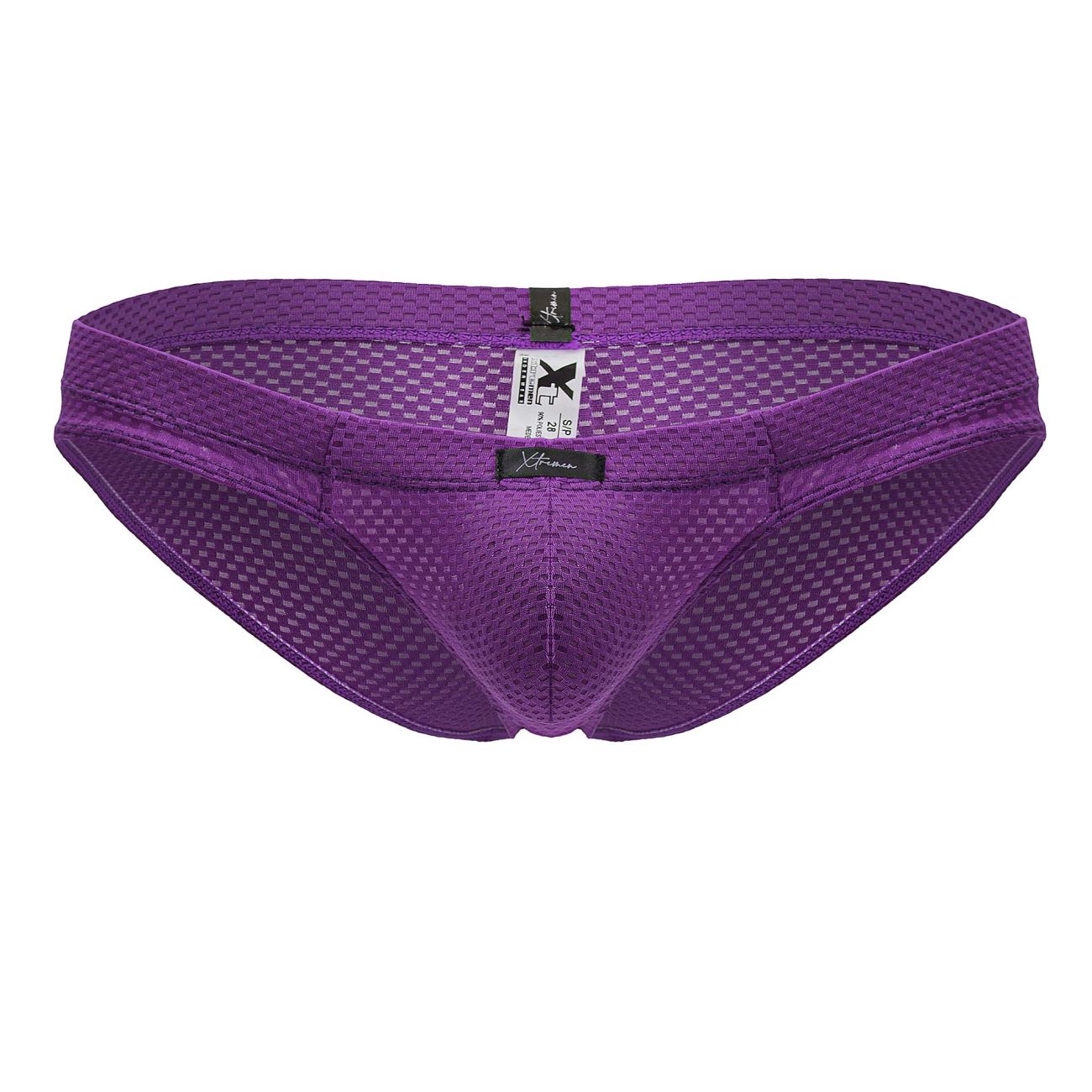 Xtremen 91227 Mens Soft Microfiber Briefs Purple