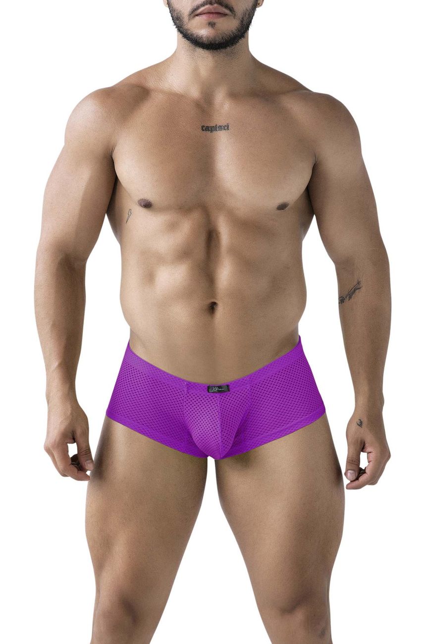 Xtremen 91228 Microfiber Mens Colourful Trunks Purple