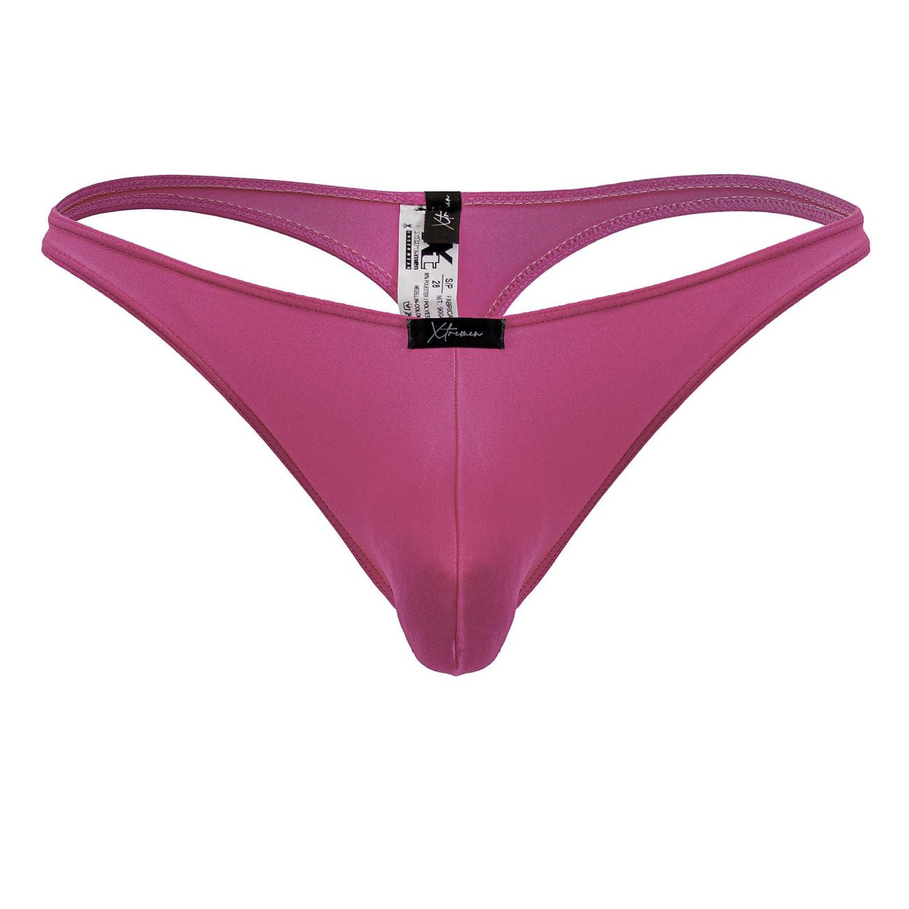 Xtremen 91232 Mens Microfiber Contoured Thongs Fuchsia