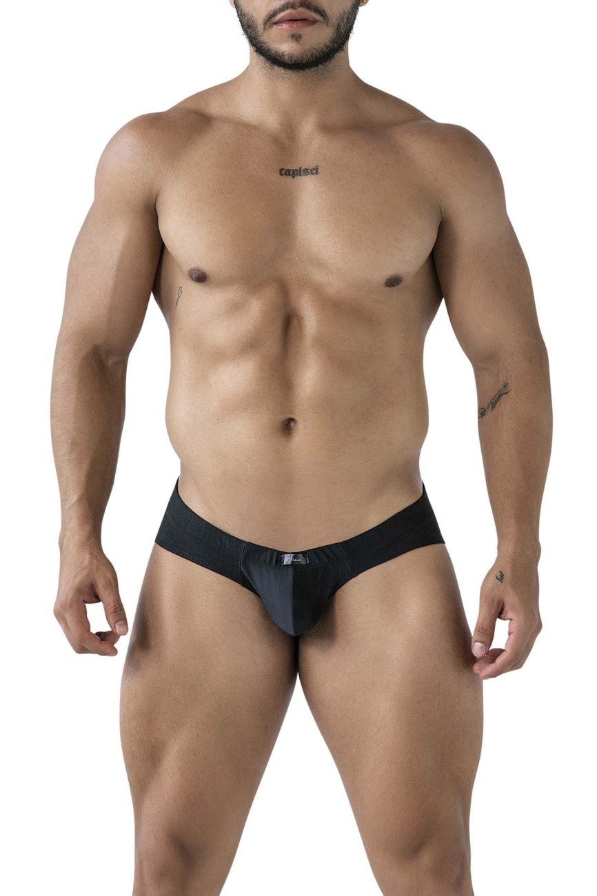 Xtremen 91233 Mens Microfiber Contoured Briefs Black