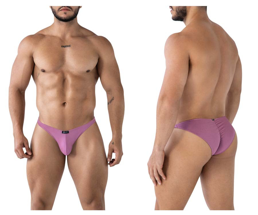 Xtremen 91239 Mens Ultra Comfortable Microfiber Bikini Blackberry