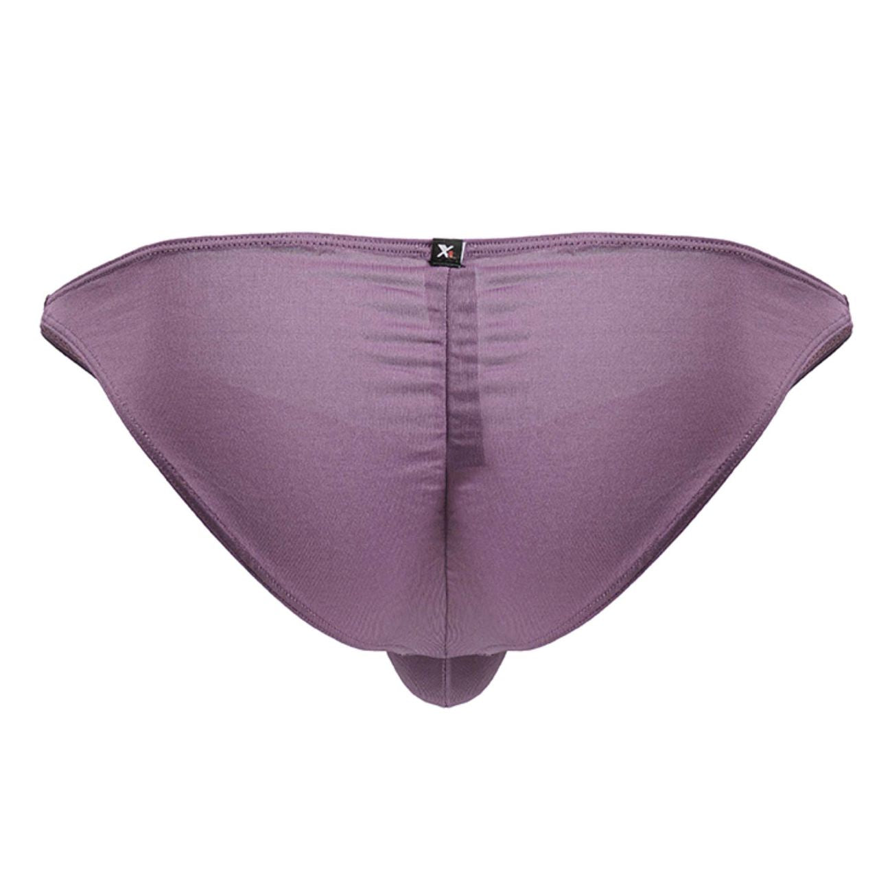Xtremen 91239 Mens Ultra Comfortable Microfiber Bikini Blackberry