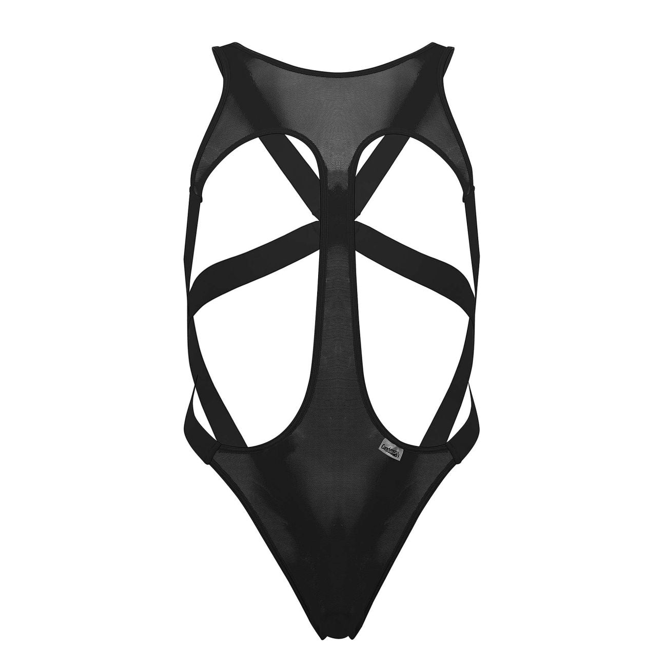 CandyMan 99643 Mesh Bodysuit Black
