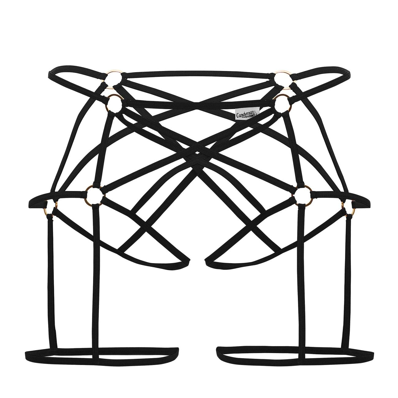 CandyMan 99646 Cage Jockstrap Black