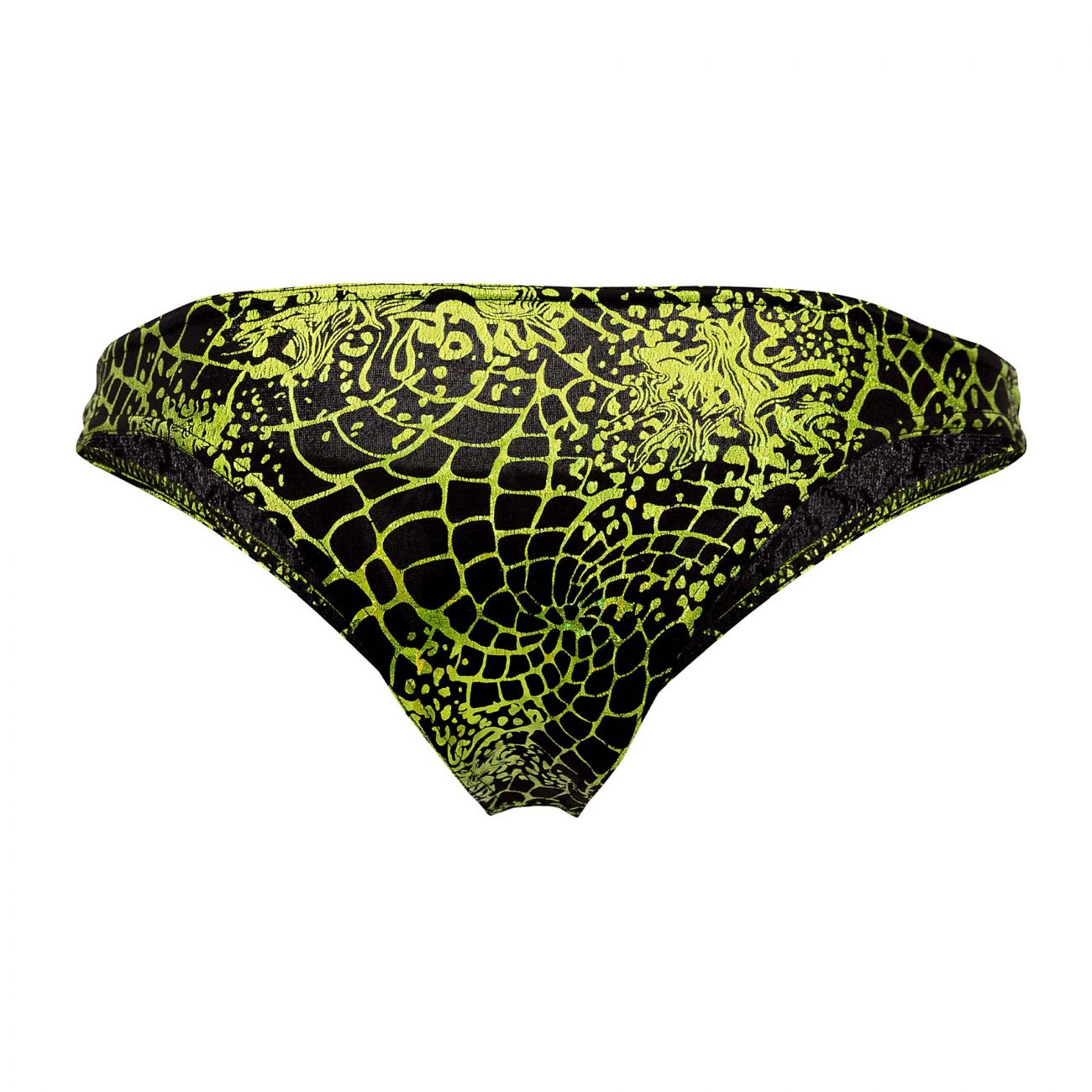Doreanse 1257-PRN Space Venom Briefs Green Printed Plus Sizes