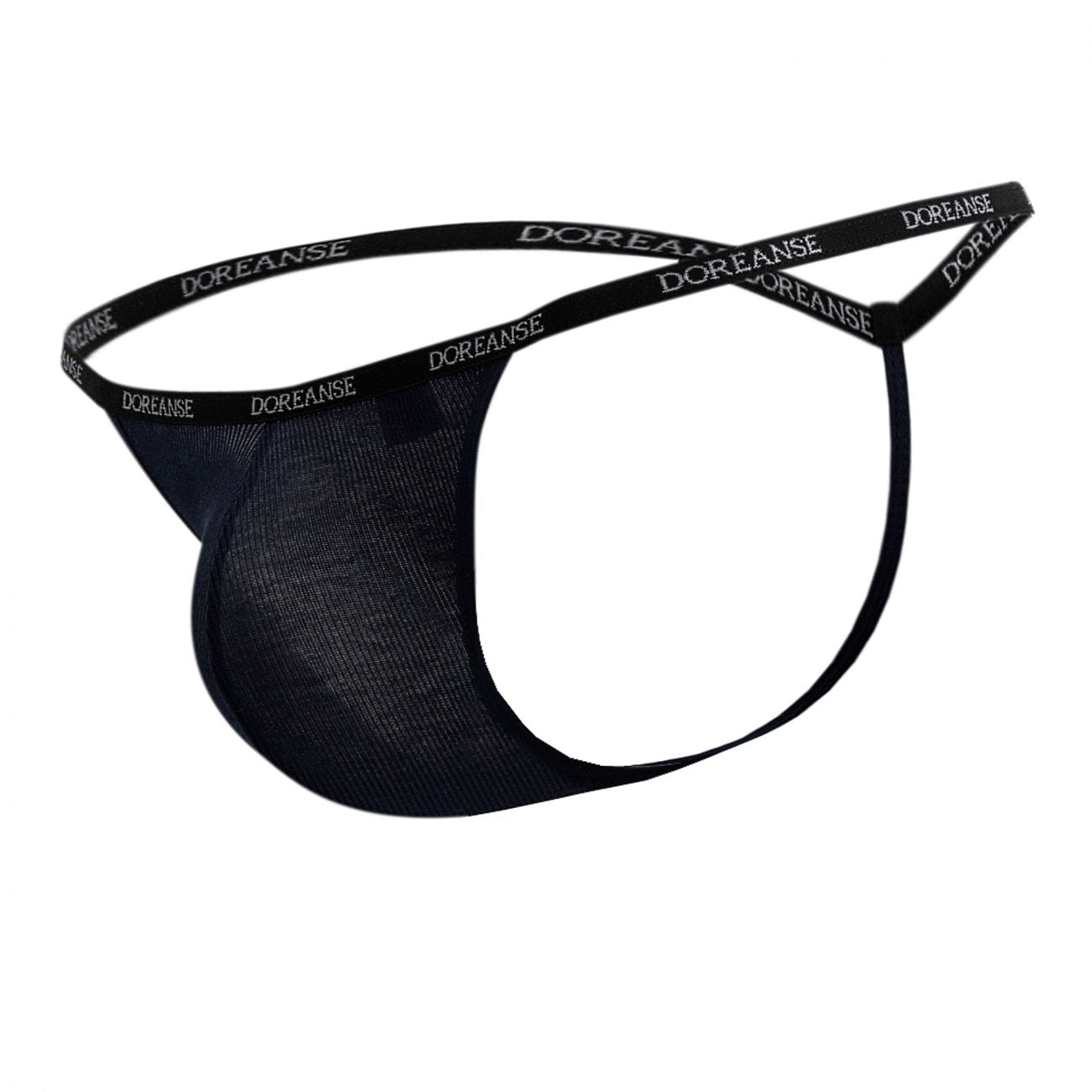 Doreanse 1330-NVY Ribbed Modal T-thong