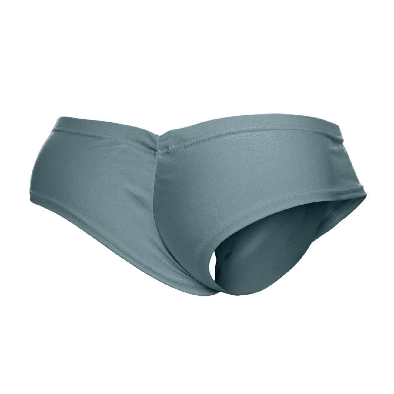 JUSTIN+SIMON XSJ22 Cheek Briefs Metal Green Plus Sizes