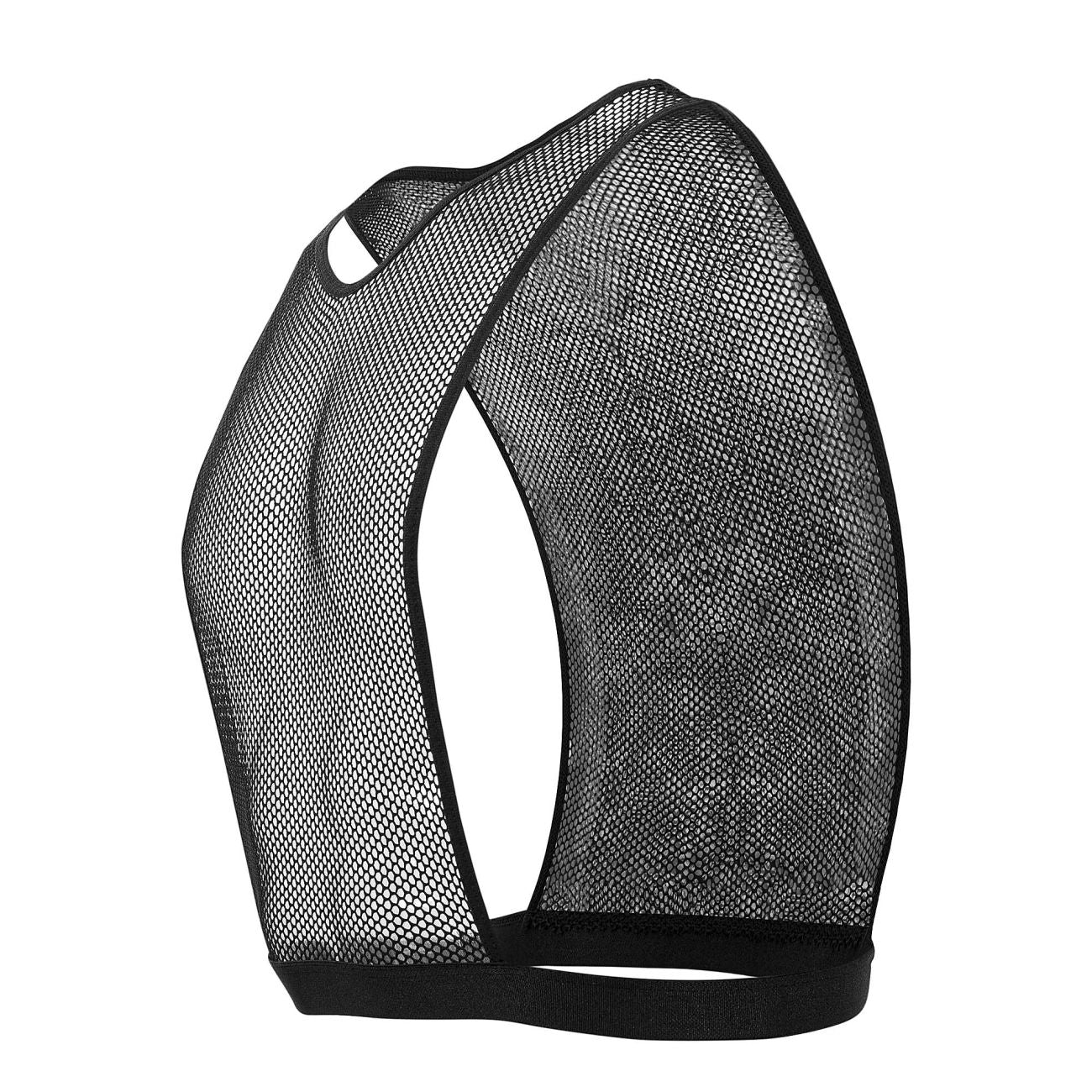 PLURAL PL007 Non-binary Underwear Crop Top Black