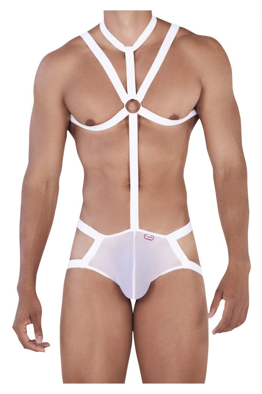 Pikante 0346 Dominate Harness Jockstrap White