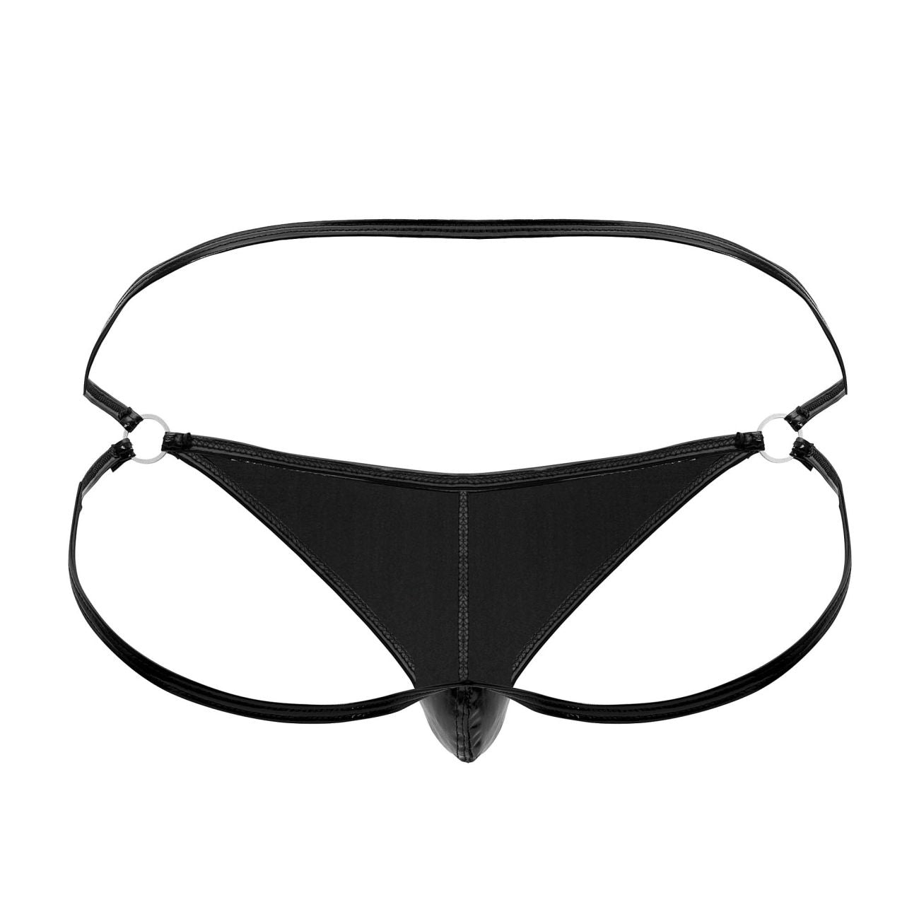 CandyMan 99741 Gloss Jockstrap Black