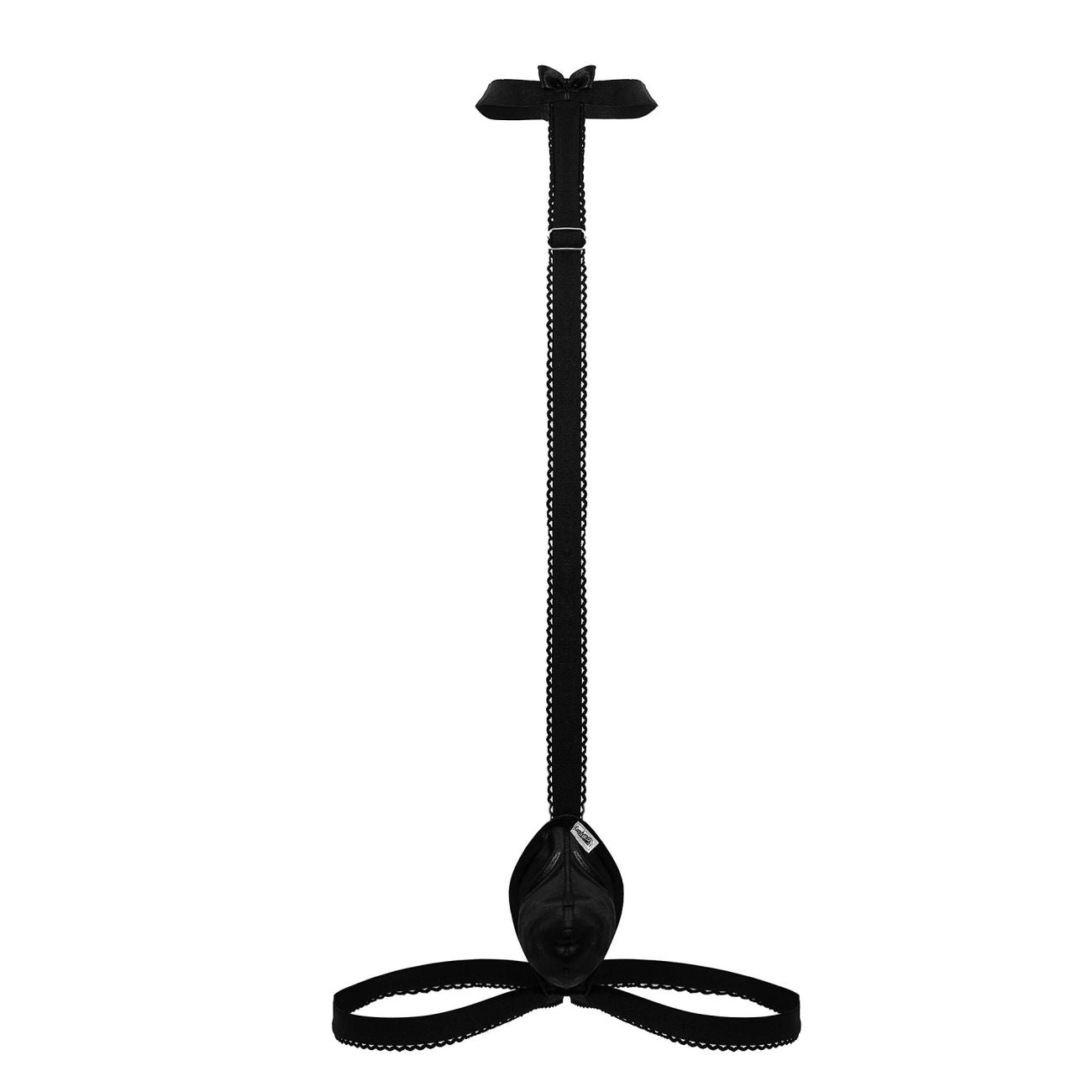 CandyMan 99839 Mens Tie Thong Harness Costume Black