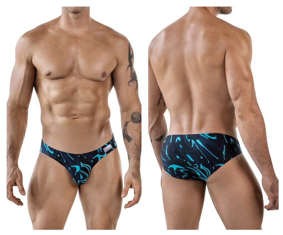 Clever 1861 Mens Grosh High Cut Bikini Brief Dark Blue