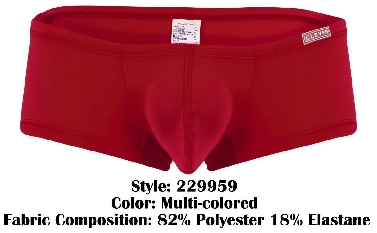 Clever 229959 3PK Australian Latin Trunks Multi Pack Set