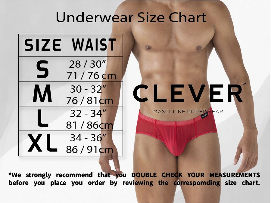 Clever 2016 Mosaico Mens Light Weight Breathable Briefs Dark Blue