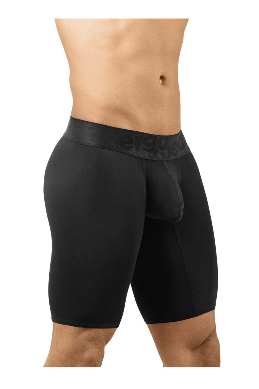 ErgoWear EW1783 MAX BOLD Athletic Boxer Shorts Black