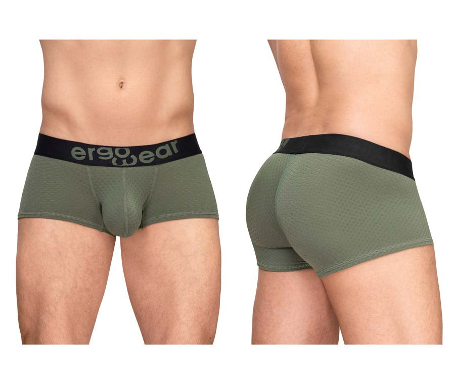 ErgoWear EW1787 MAX FLOW Mens Sleek Trunks DArk Green