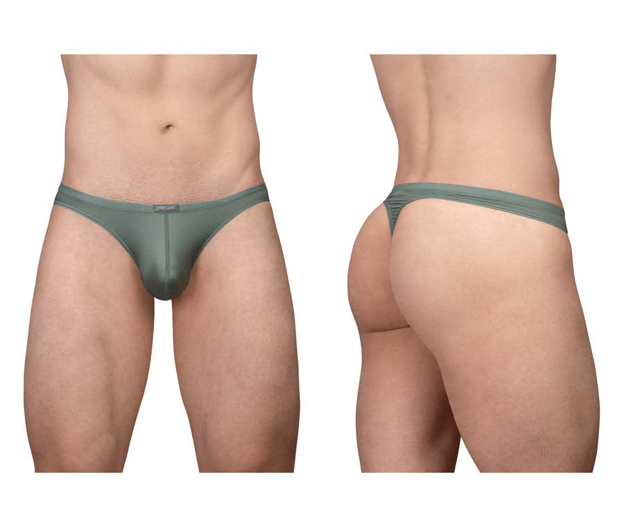 ErgoWear EW1801 X4D SE Mens Feels Like Air Thong Olive Green