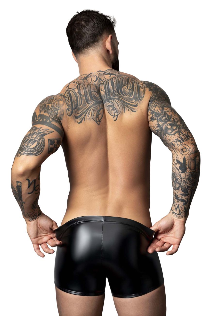 Male Power 153-301 Liquid Onyx 2.0 Male Wetlook Pouch Short Black