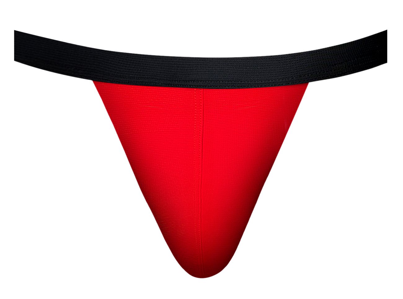 Male Power 349-300 Hot Mens Mesh Jock Black-Red