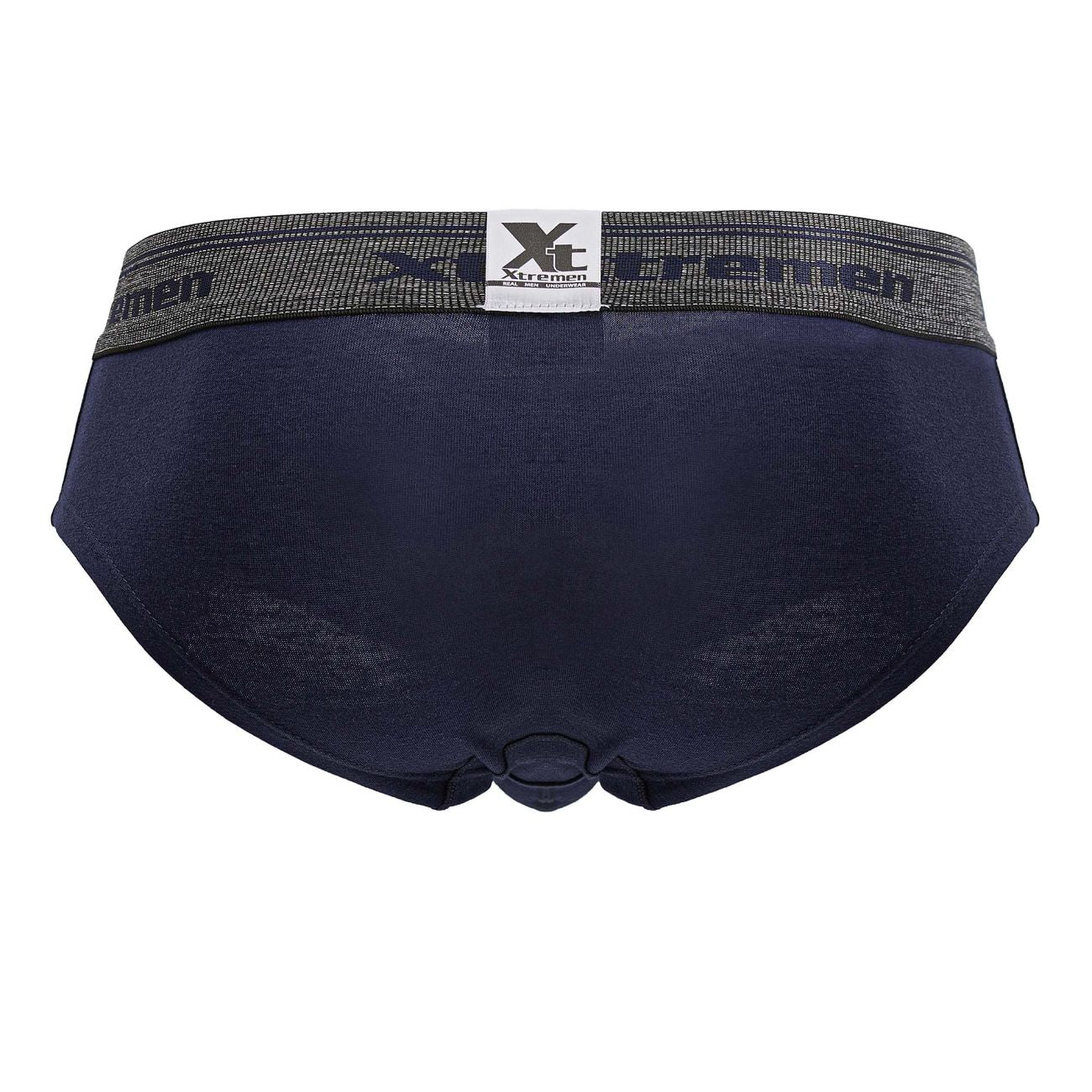 Xtremen 41315 Mens Cotton Blend Wide Side Briefs Navy
