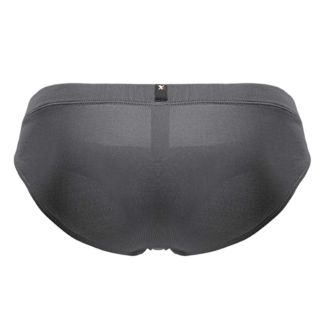 Xtremen 91207B Microfiber Mens Silky Briefs Gray