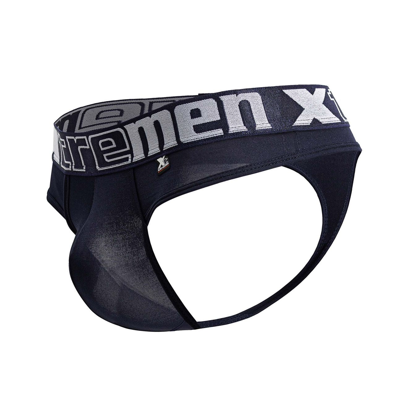 Xtremen 91208B Microfiber Mens Thongs Navy