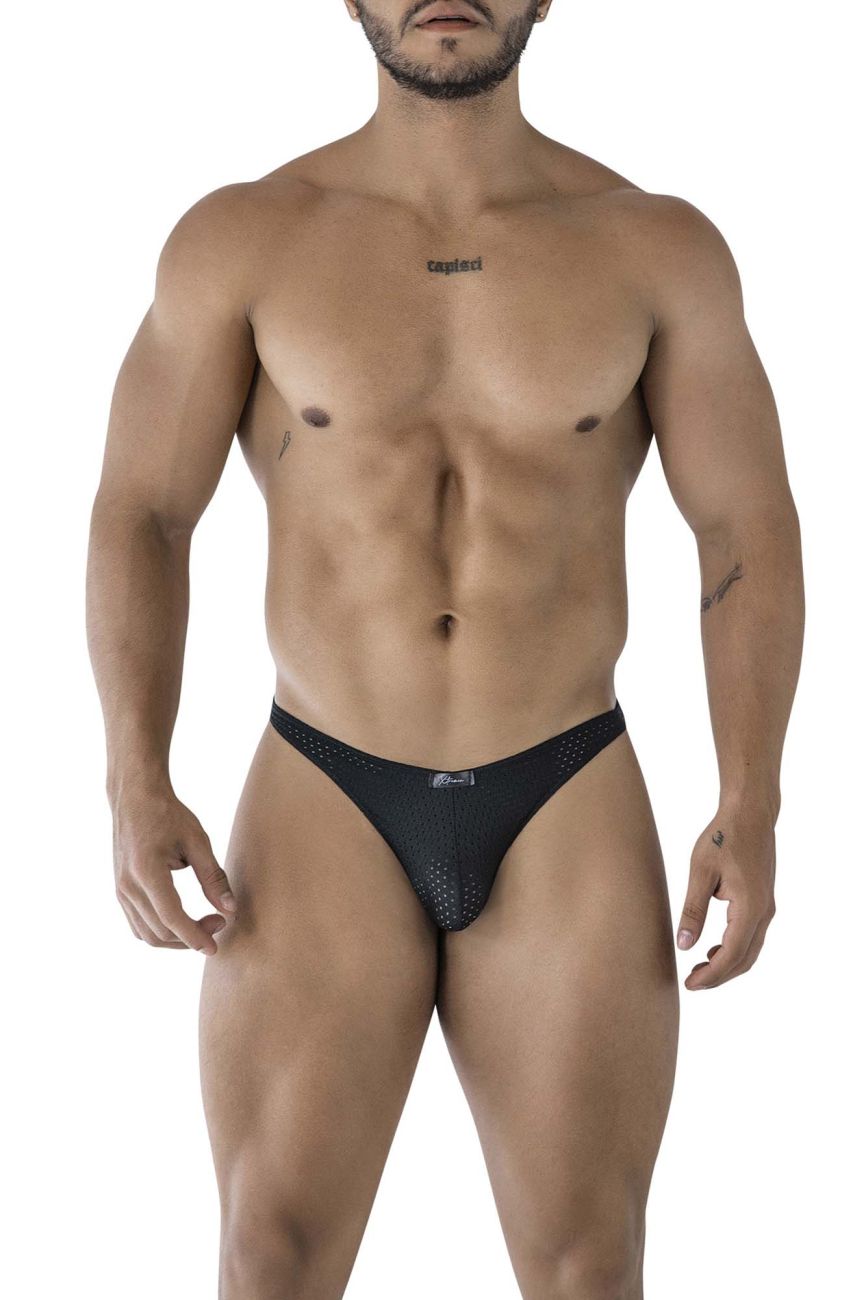 Xtremen 91215B Mens Silky Microfiber Bikini Black