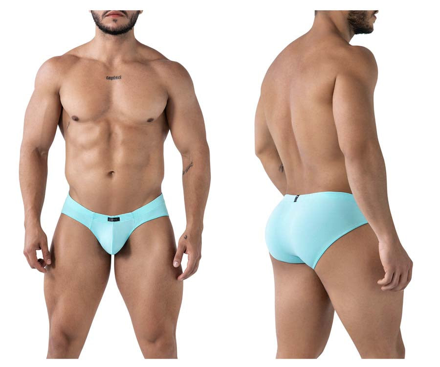 Xtremen 91218 Mens Pastel Coloured Microfiber Briefs Seawater